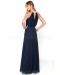 Bariano Melissa Navy Blue Maxi Dress
